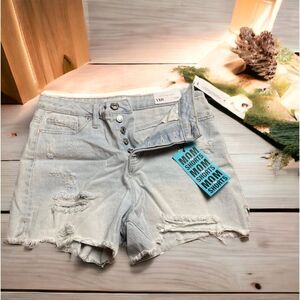 YMI High Rise Mom Fit Shorts